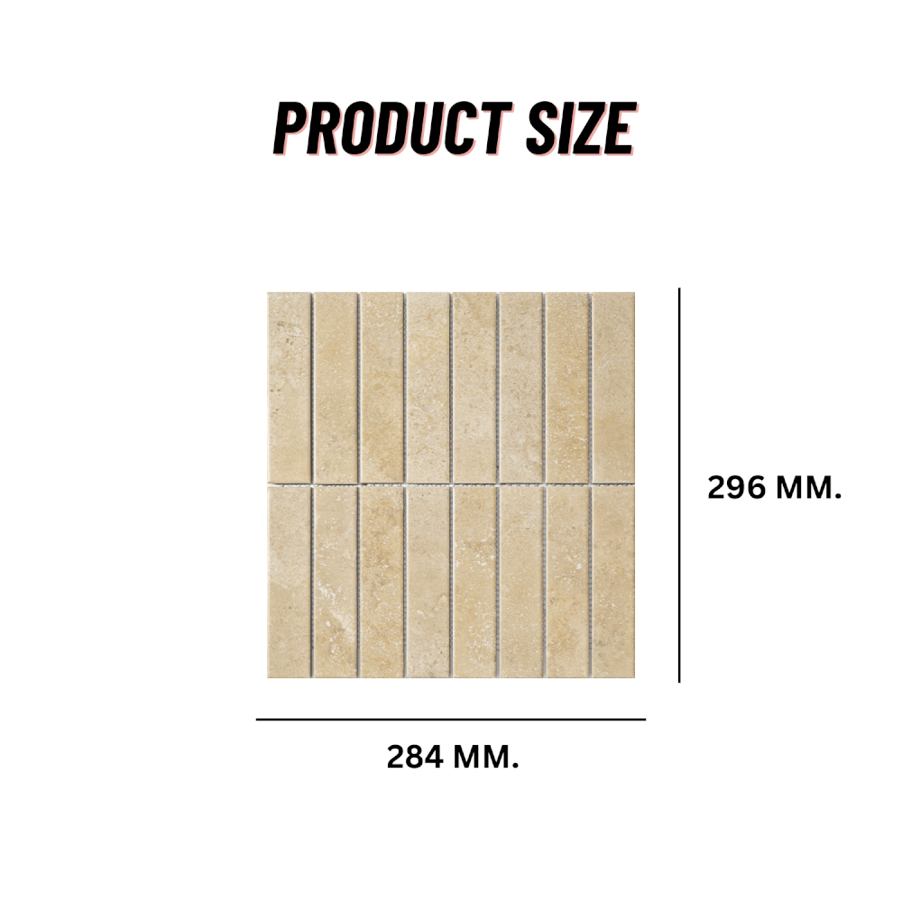 โมเสคเซรามิค TIMELESS TILES รุ่น RAWRY 28.4X29.6 ซม. สี WARM STONE ผิวด้าน สไตล์ลอฟต์_1